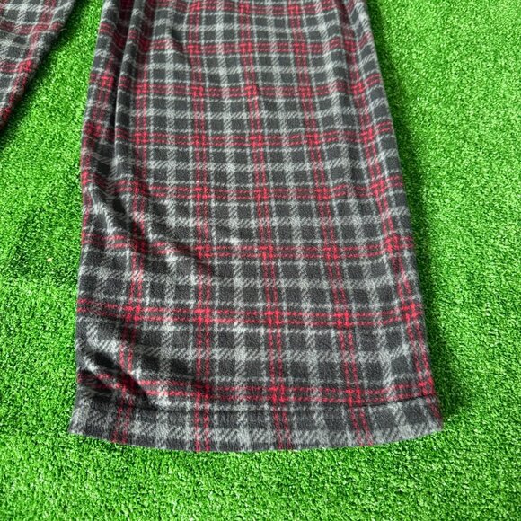 Fruit of the Loom Black Red Fleece Pockets Loungewear Pajama Pants Big Size 2XL - Picture 10 of 12